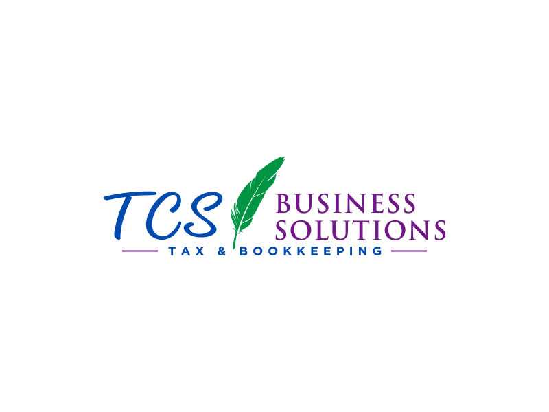 TCS Business Solutions  - Tax & Bookkeeping logo design by TMaulanaAssa