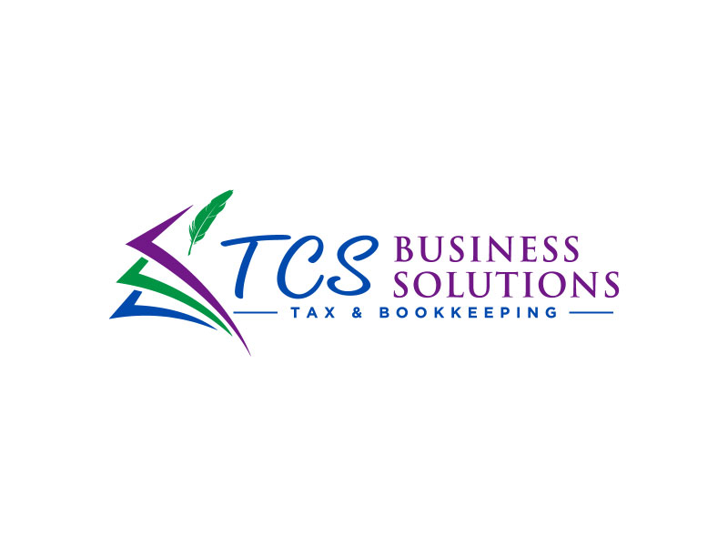 TCS Business Solutions  - Tax & Bookkeeping logo design by TMaulanaAssa