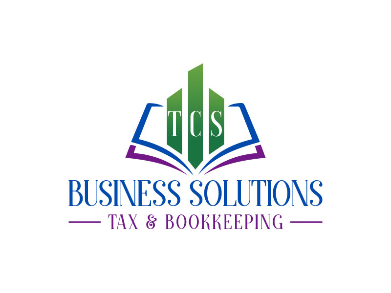 TCS Business Solutions  - Tax & Bookkeeping logo design by aryamaity