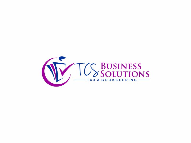 TCS Business Solutions  - Tax & Bookkeeping logo design by paseo