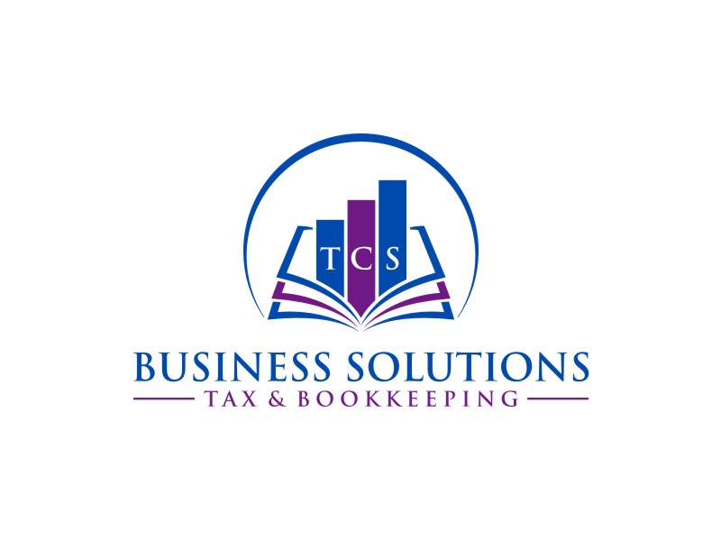 TCS Business Solutions  - Tax & Bookkeeping logo design by alby