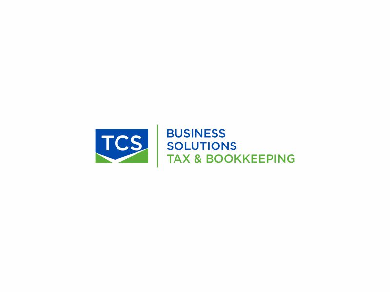 TCS Business Solutions  - Tax & Bookkeeping logo design by glasslogo