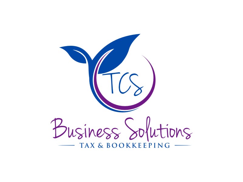 TCS Business Solutions  - Tax & Bookkeeping logo design by sheilavalencia