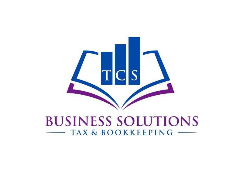 TCS Business Solutions  - Tax & Bookkeeping logo design by sheilavalencia