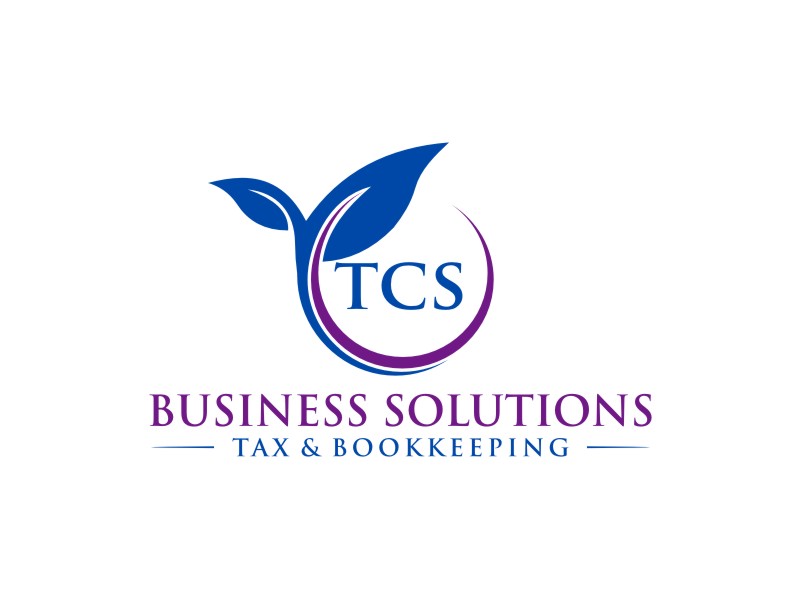 TCS Business Solutions  - Tax & Bookkeeping logo design by sheilavalencia