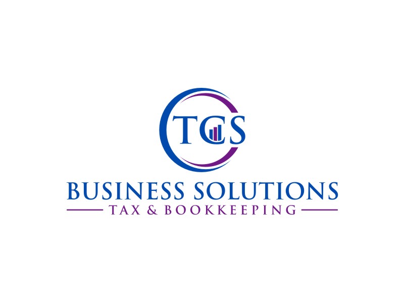 TCS Business Solutions  - Tax & Bookkeeping logo design by alby