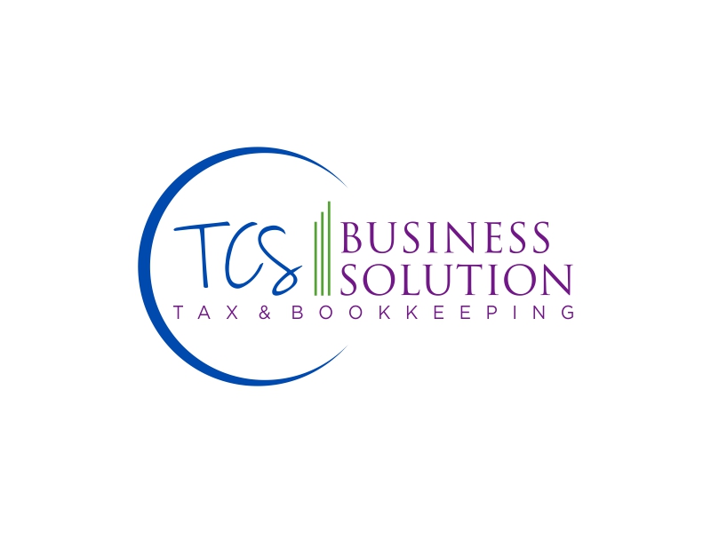 TCS Business Solutions  - Tax & Bookkeeping logo design by zeta