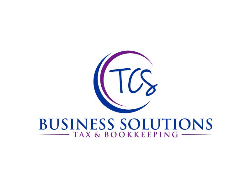 TCS Business Solutions  - Tax & Bookkeeping logo design by ageseulopi