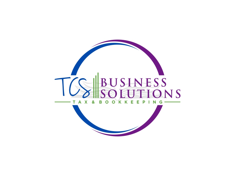 TCS Business Solutions  - Tax & Bookkeeping logo design by zeta