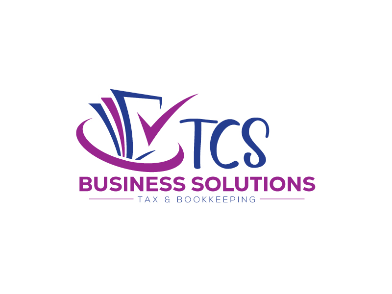 TCS Business Solutions  - Tax & Bookkeeping logo design by Ebad uddin