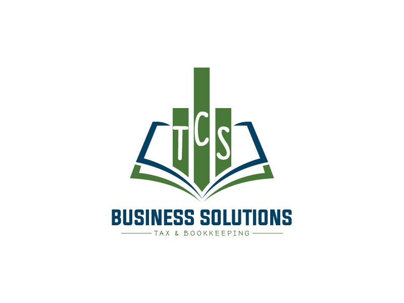 TCS Business Solutions  - Tax & Bookkeeping logo design by Ebad uddin