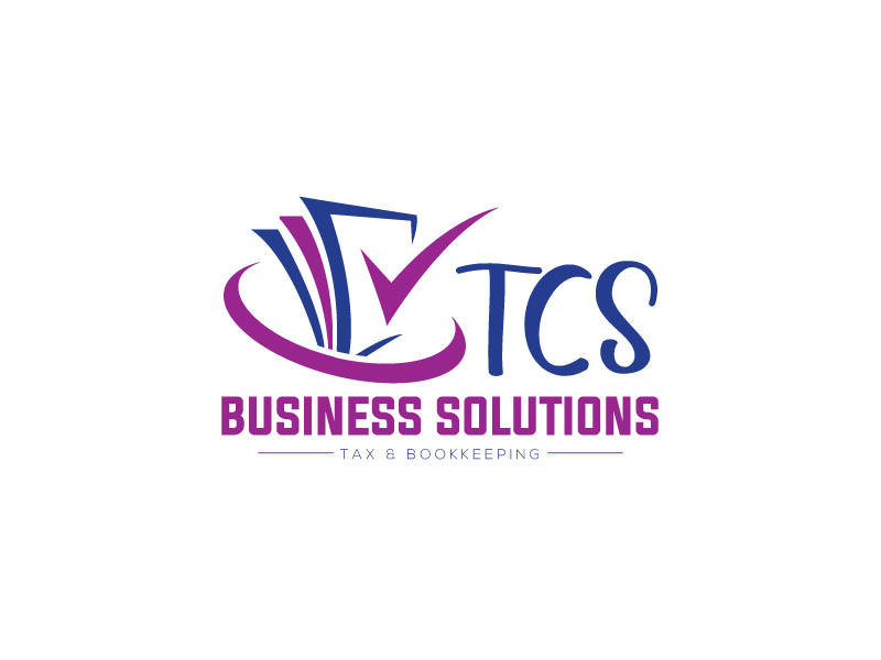 TCS Business Solutions  - Tax & Bookkeeping logo design by Ebad uddin