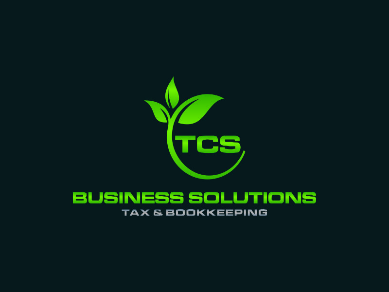 TCS Business Solutions  - Tax & Bookkeeping logo design by azizah