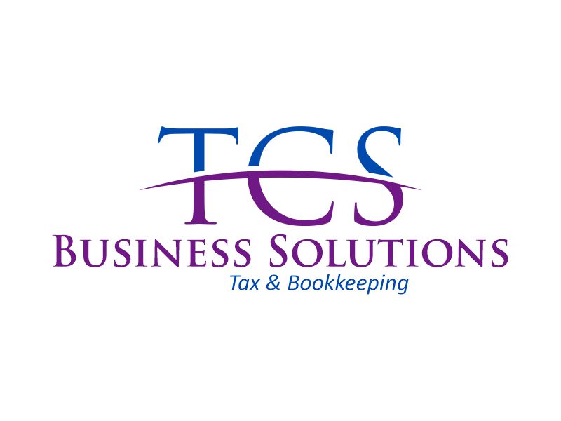 TCS Business Solutions  - Tax & Bookkeeping logo design by Gwerth