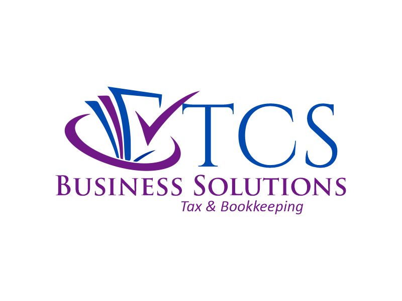 TCS Business Solutions  - Tax & Bookkeeping logo design by Gwerth