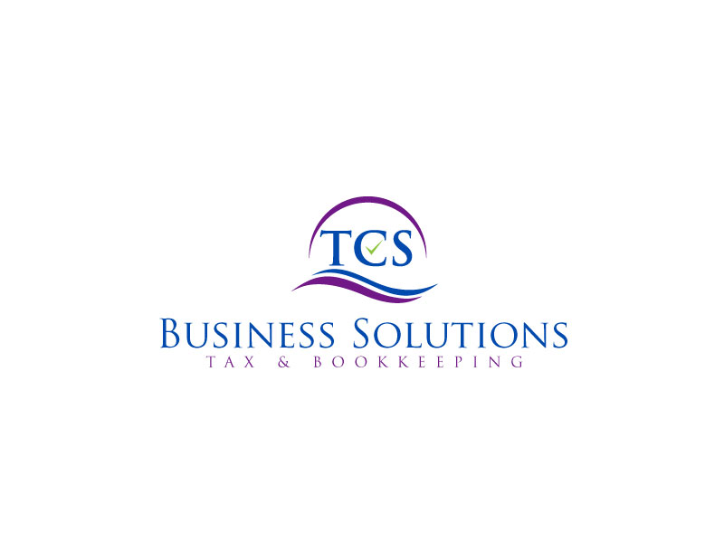 TCS Business Solutions  - Tax & Bookkeeping logo design by bezalel