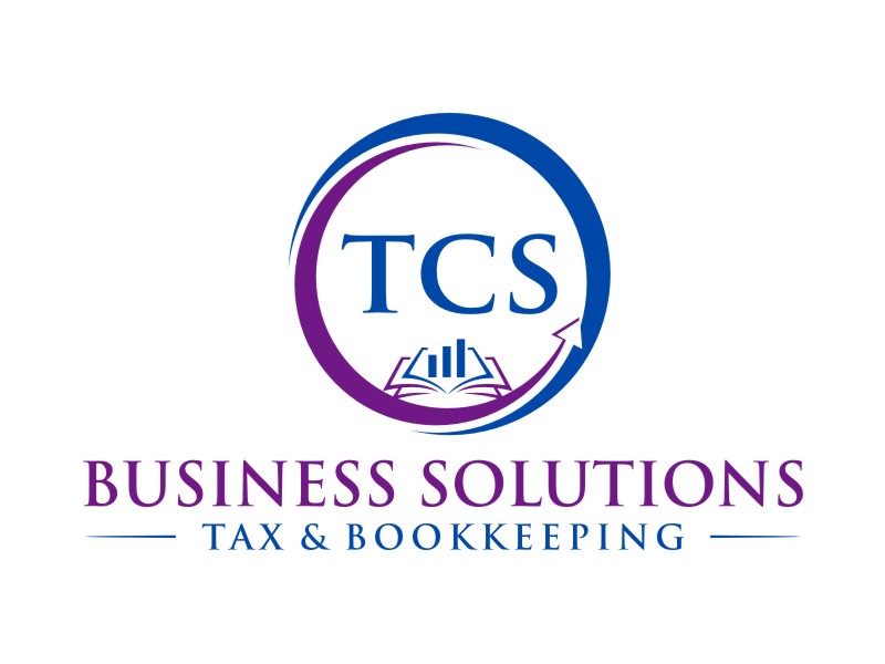 TCS Business Solutions  - Tax & Bookkeeping logo design by sheilavalencia