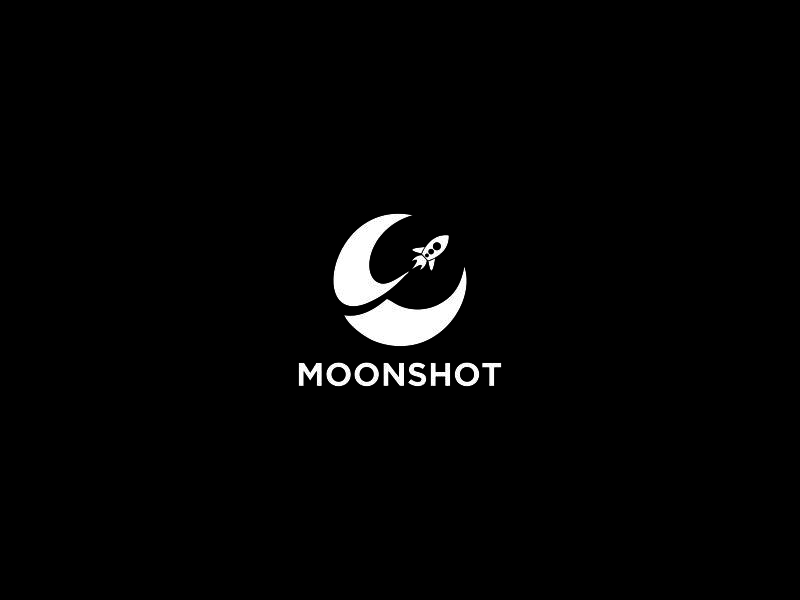 Moonshot logo design by peundeuyArt