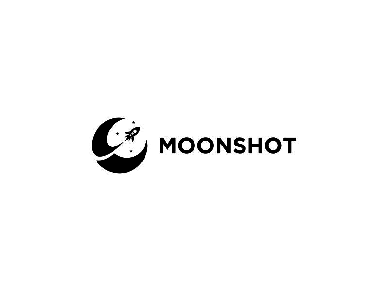 Moonshot logo design by peundeuyArt