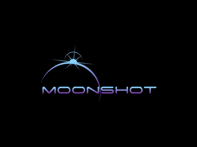 Moonshot logo design by estupambayun