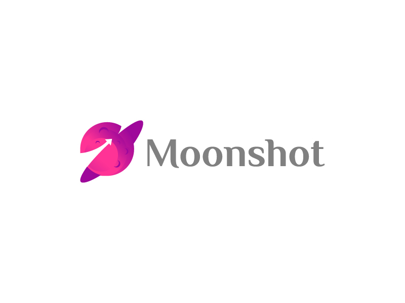 Moonshot logo design by gateout