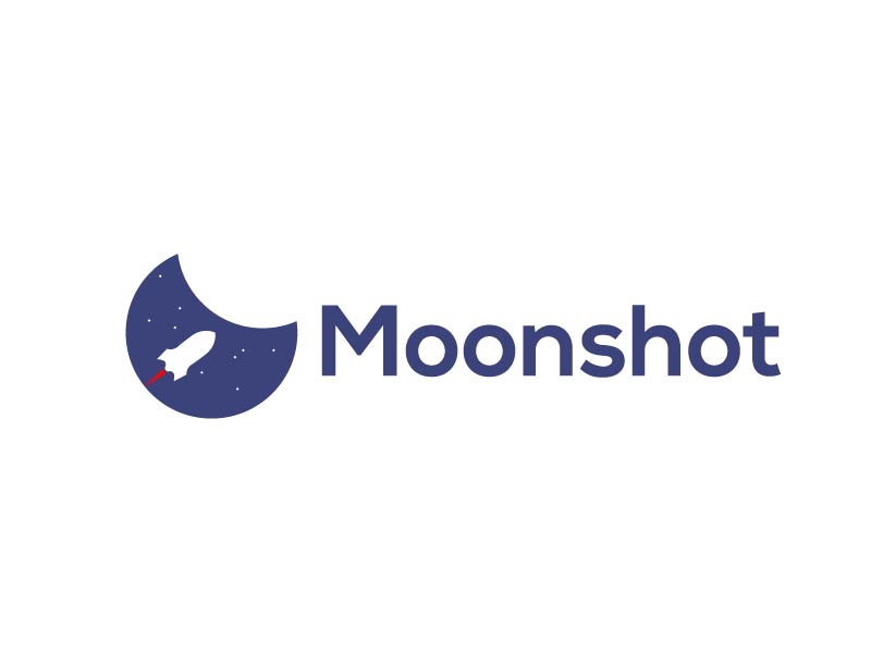 Moonshot logo design by superbeam