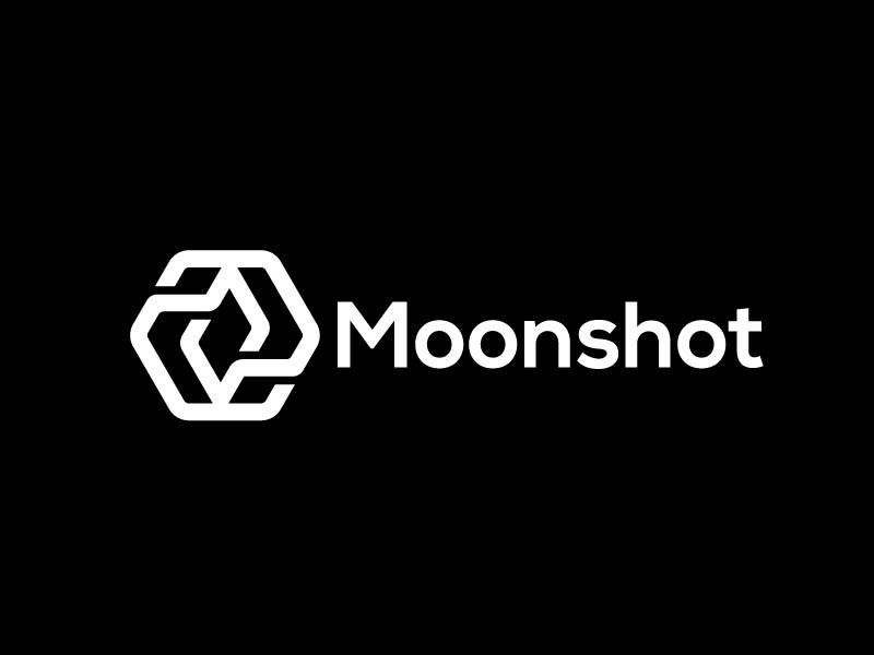 Moonshot logo design by superbeam