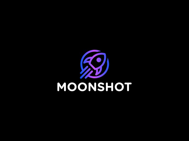 Moonshot logo design by Galfine