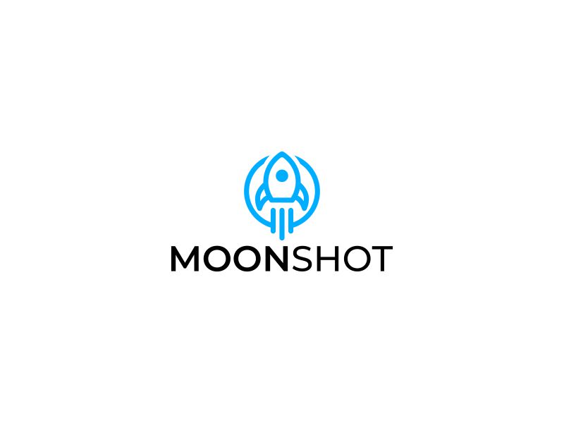 Moonshot logo design by Galfine