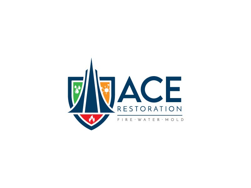 Ace Restoration logo design by twenty4