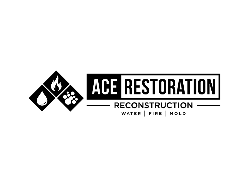 Ace Restoration logo design by BrainStorming