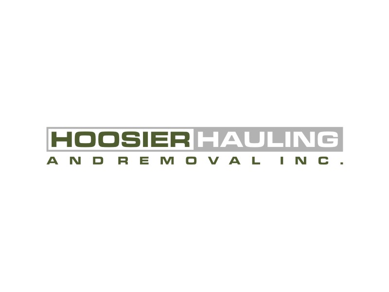 Hoosier Hauling and Removal Inc. logo design by Artomoro