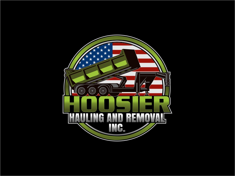 Hoosier Hauling and Removal Inc. logo design by nusa