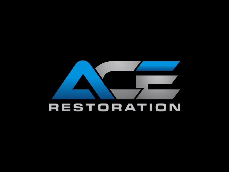 Ace Restoration logo design by sabyan