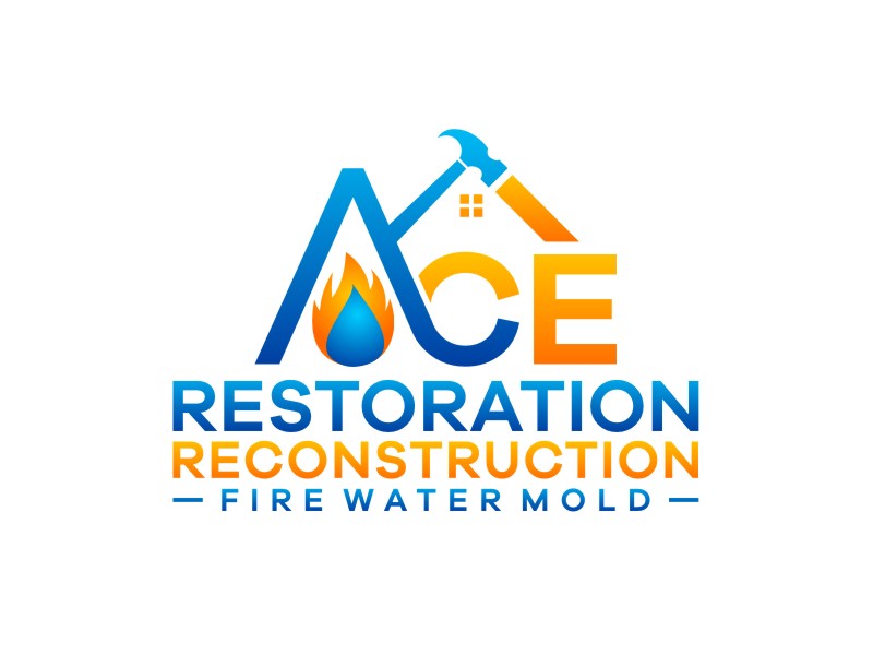 Ace Restoration logo design by Artomoro