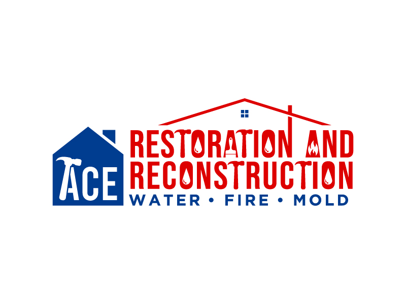 Ace Restoration logo design by sakarep