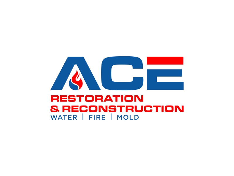 Ace Restoration logo design by EkoBooM