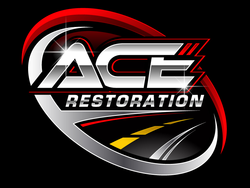 Ace Restoration logo design by Vins