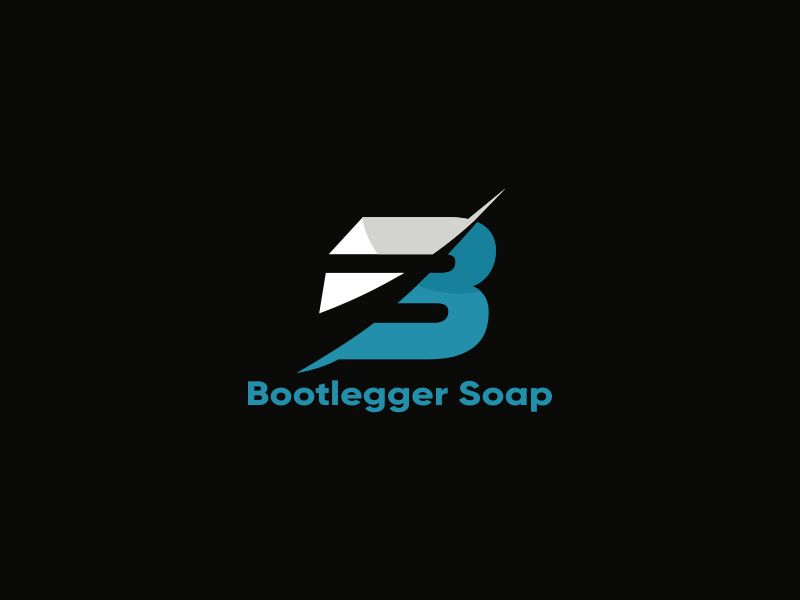 Bootlegger Soap logo design by Greenlight