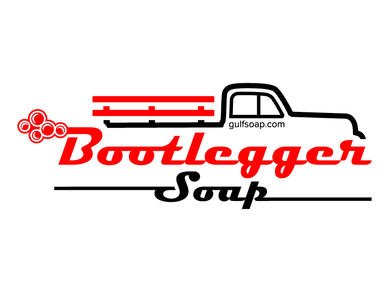 Bootlegger Soap logo design by mewlana