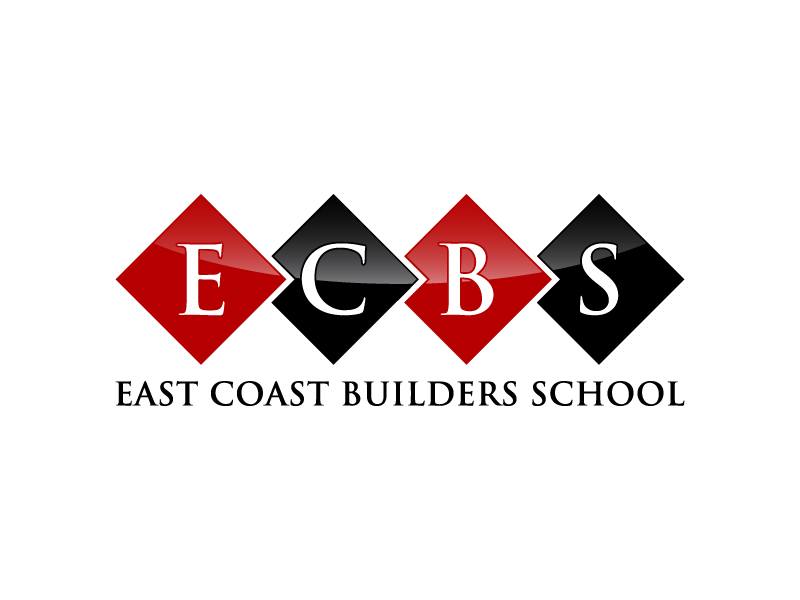 East Coast Builders School logo design by BrainStorming