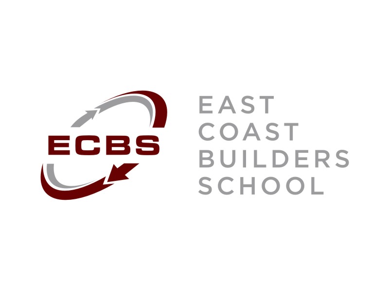 East Coast Builders School logo design by logitec