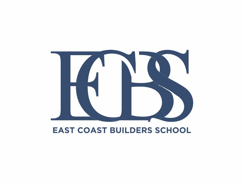 East Coast Builders School logo design by Diponegoro_