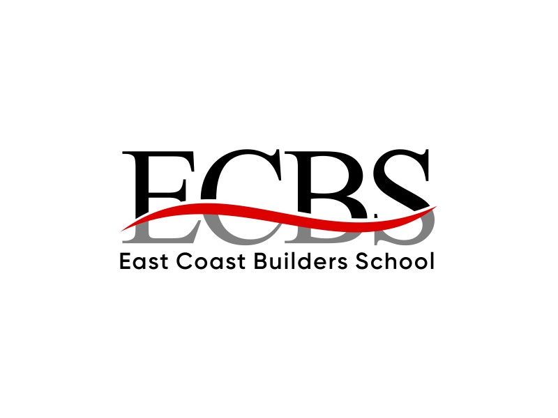 East Coast Builders School logo design by rey