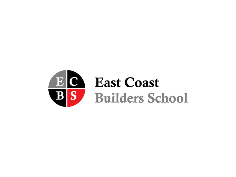East Coast Builders School logo design by sndezzo