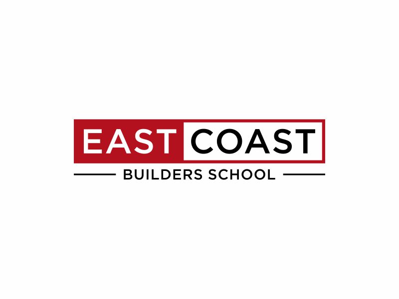 East Coast Builders School logo design by glasslogo