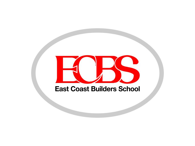 East Coast Builders School logo design by done
