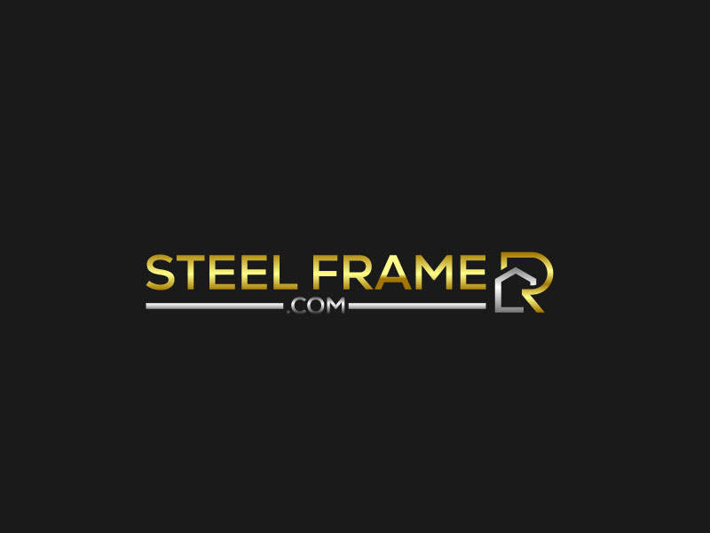Steel Frame CR  .com logo design by bezalel