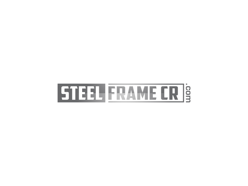 Steel Frame CR  .com logo design by gateout