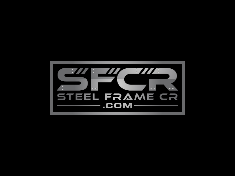 Steel Frame CR  .com logo design by gateout